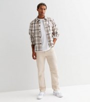 New Look Off White Straight Fit Jeans